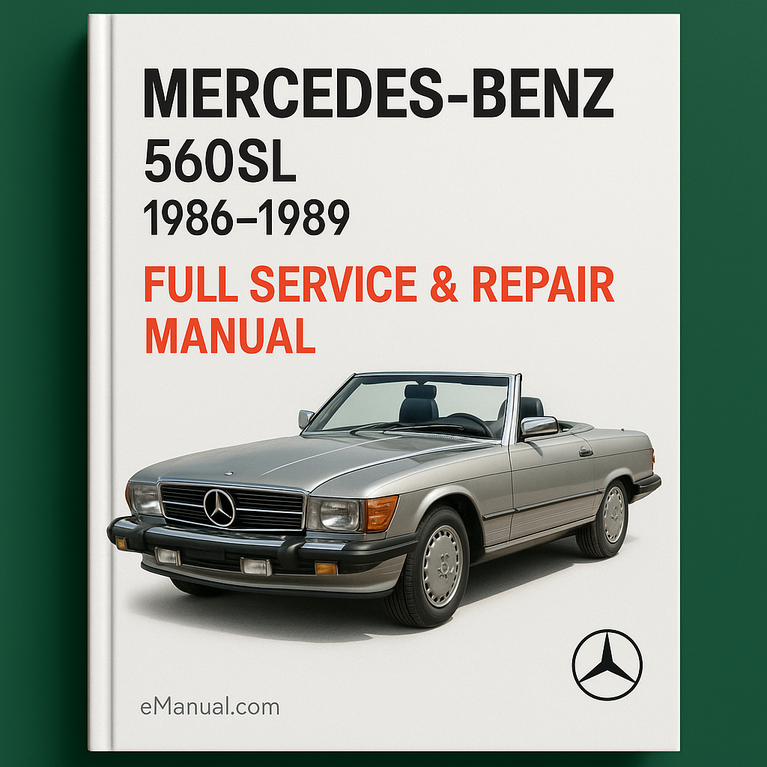 Mercedes Benz 560SL 1986-1989 Full Service & Repair Manual