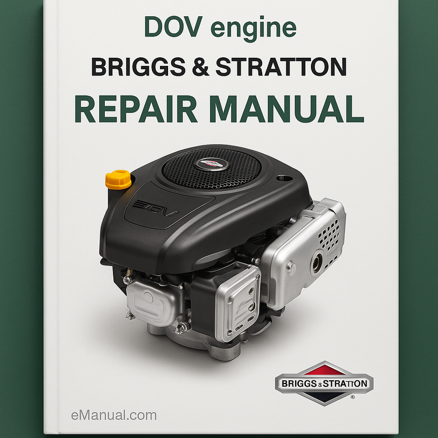 Briggs & Stratton Repair Manual #277527 for $7-- DOV engine