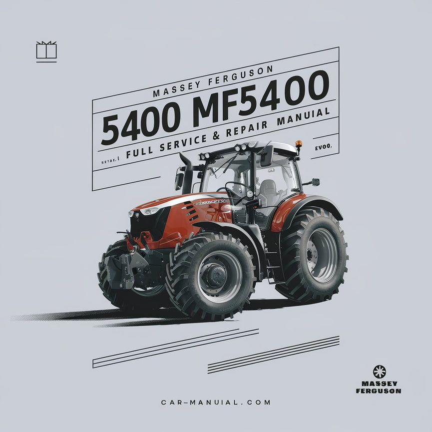 Massey ferguson 5400 MF5400 Series Tractor Full Service & Repair Manual