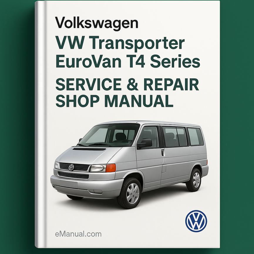 Volkswagen VW Transporter Eurovan T4 Series Service Repair Shop Manual