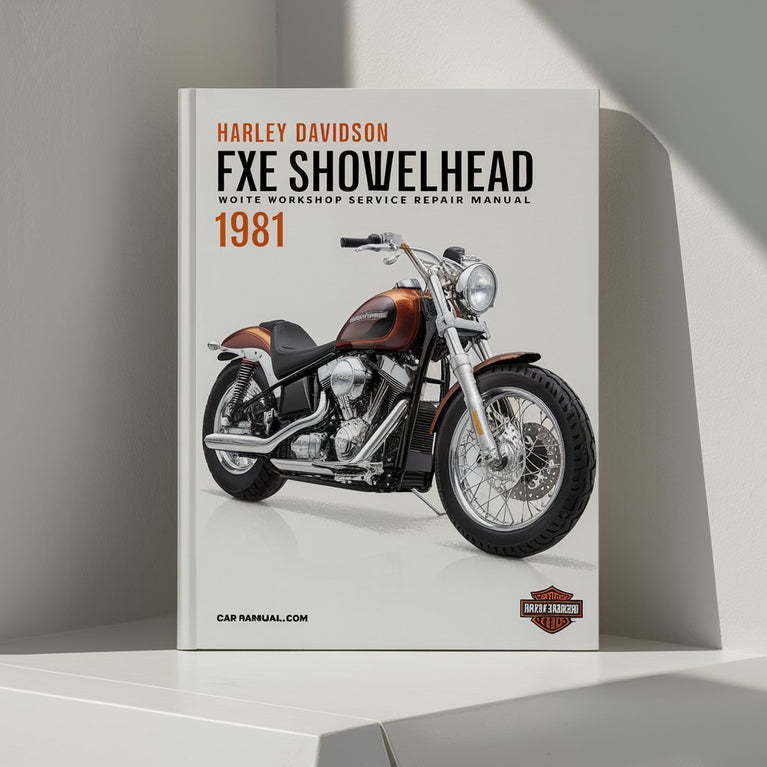 Harley Davidson FXE Shovelhead 1981 Manual de servicio de taller Descargar PDF