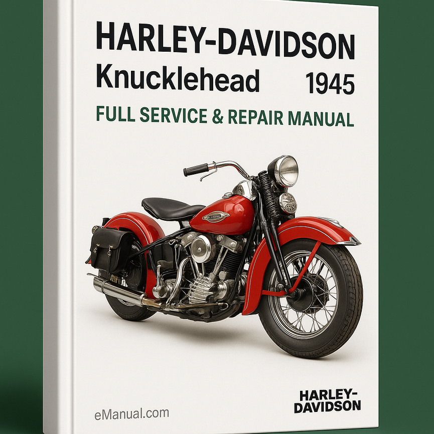 Harley Davidson Knucklehead 1945 Full Service Repair Manual