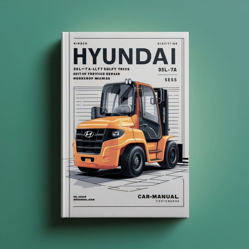 Manual de taller de reparación de servicio de carretilla elevadora Hyundai 35L-7A 40L-7A 45L-7A 50L-7A Descargar PDF