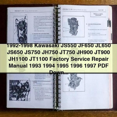 1992-1998 Kawasaki JS550 JF650 JL650 JS650 JS750 JH750 JT750 JH900 JT900 JH1100 JT1100 Factory Service Repair Manual 1993 1994 1995 1996 1997 PDF Download