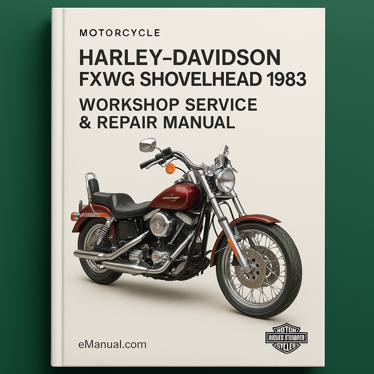 Harley Davidson FXWG Shovelhead 1983 Workshop Service Repair Manual