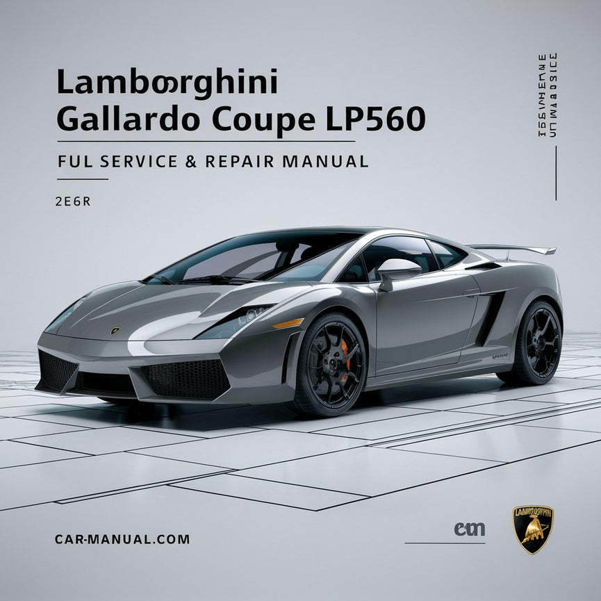 Lamborghini Gallardo Coupe LP560 Full Service & Repair Manual PDF Download