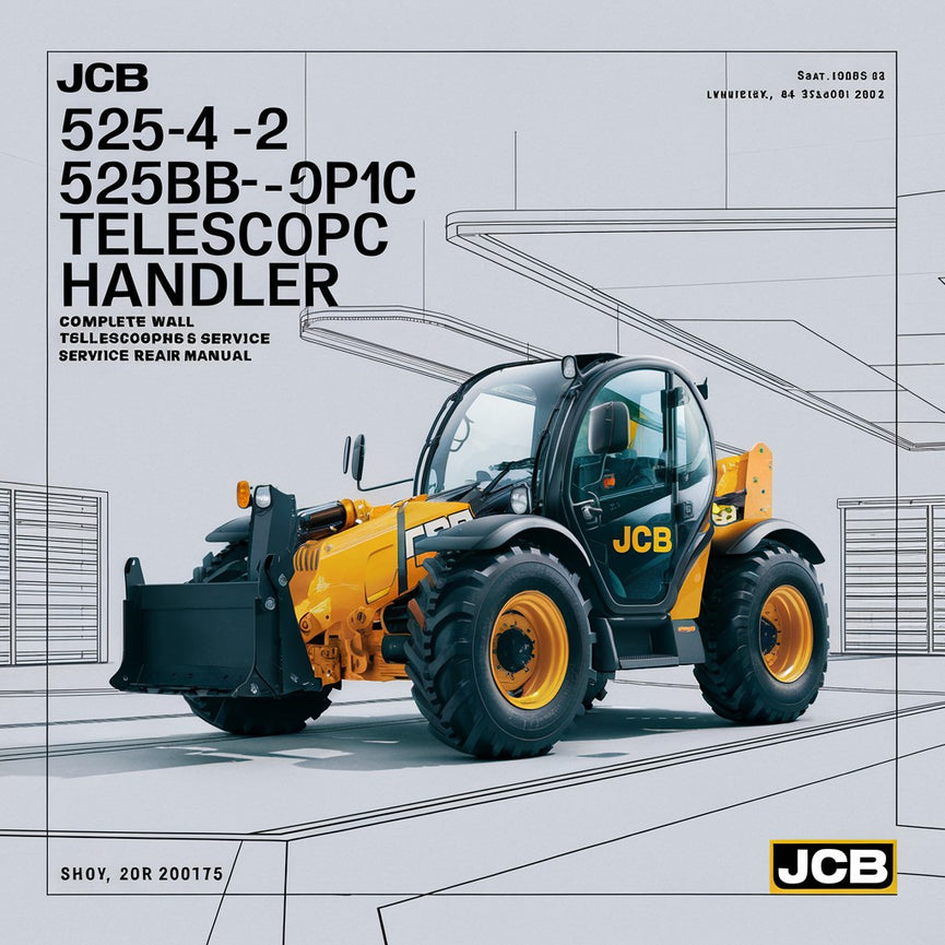 JCB 525-4 525B-2 525B-4 530-3 530-4 530B-2 Loadall Telescopic Handler Complete Workshop Service Repair Manual