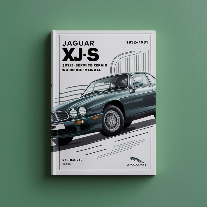 Jaguar XJ-S 3.6L 1982-1991 Service Repair Workshop Manual PDF Download