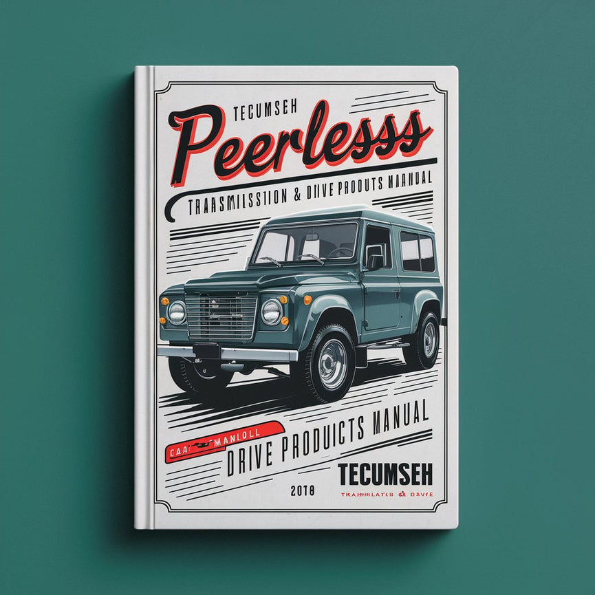 Tecumseh Peerless Transmission & Drive Products Manual PDF Download