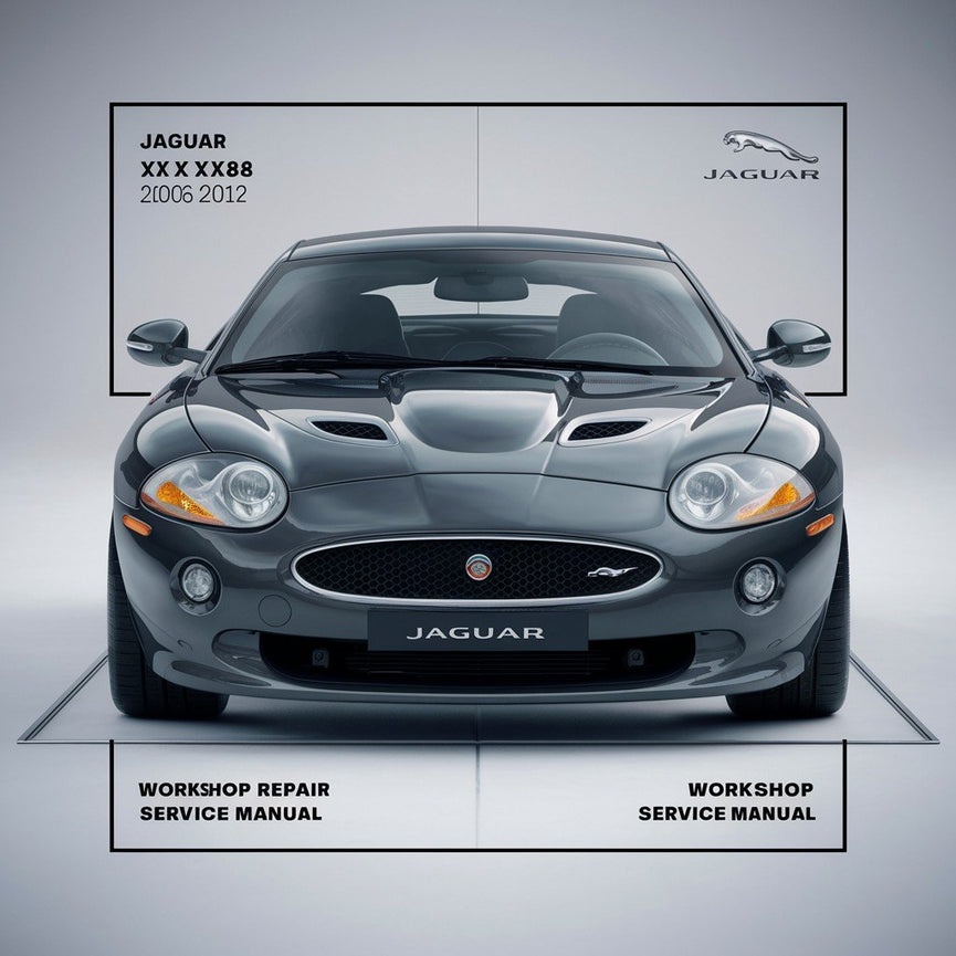 Jaguar XK XK8 2006-2012 Workshop Repair Service Manual PDF Download