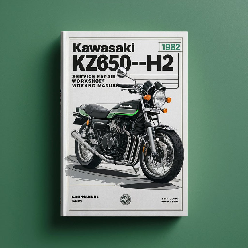 Kawasaki KZ650-H2 1982 Manual de taller de reparación de servicio Descargar PDF