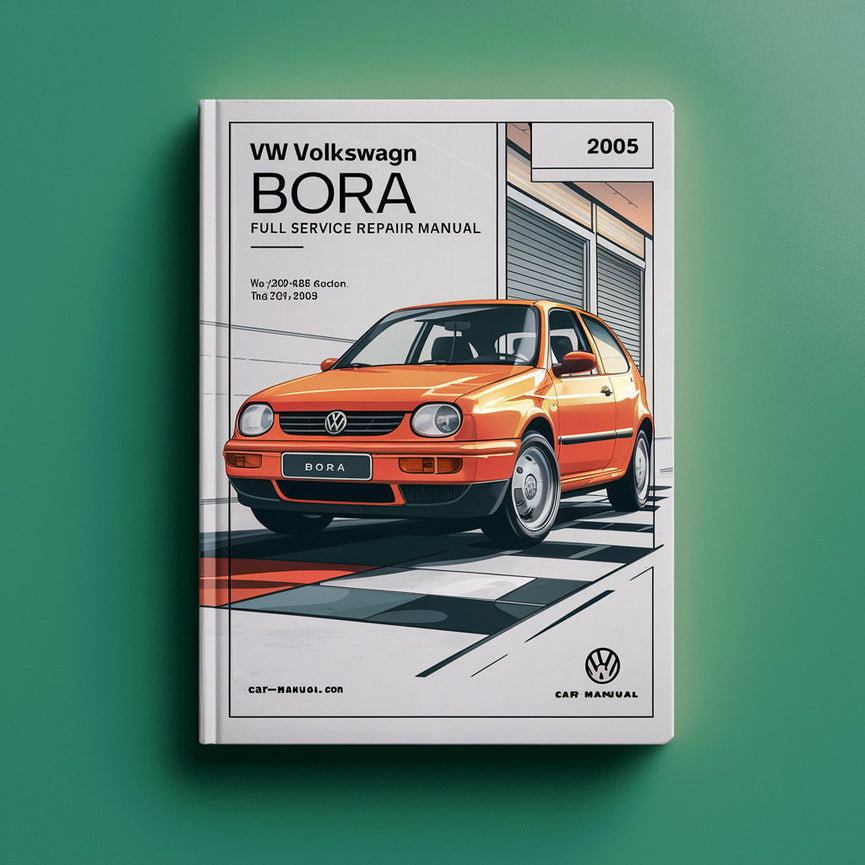 VW Volkswagn BORA 1998-2005 Full Service Repair Manual PDF Download