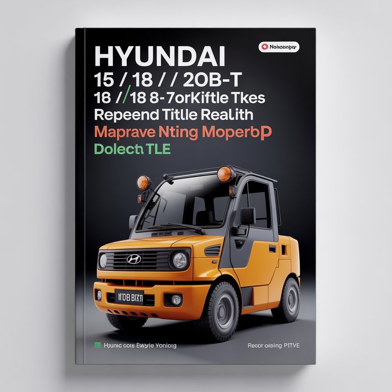 Hyundai 15 / 18 / 20BT-7 16 / 18 / 20B-7 Forklift Service Repair Workshop Manual Download PDF