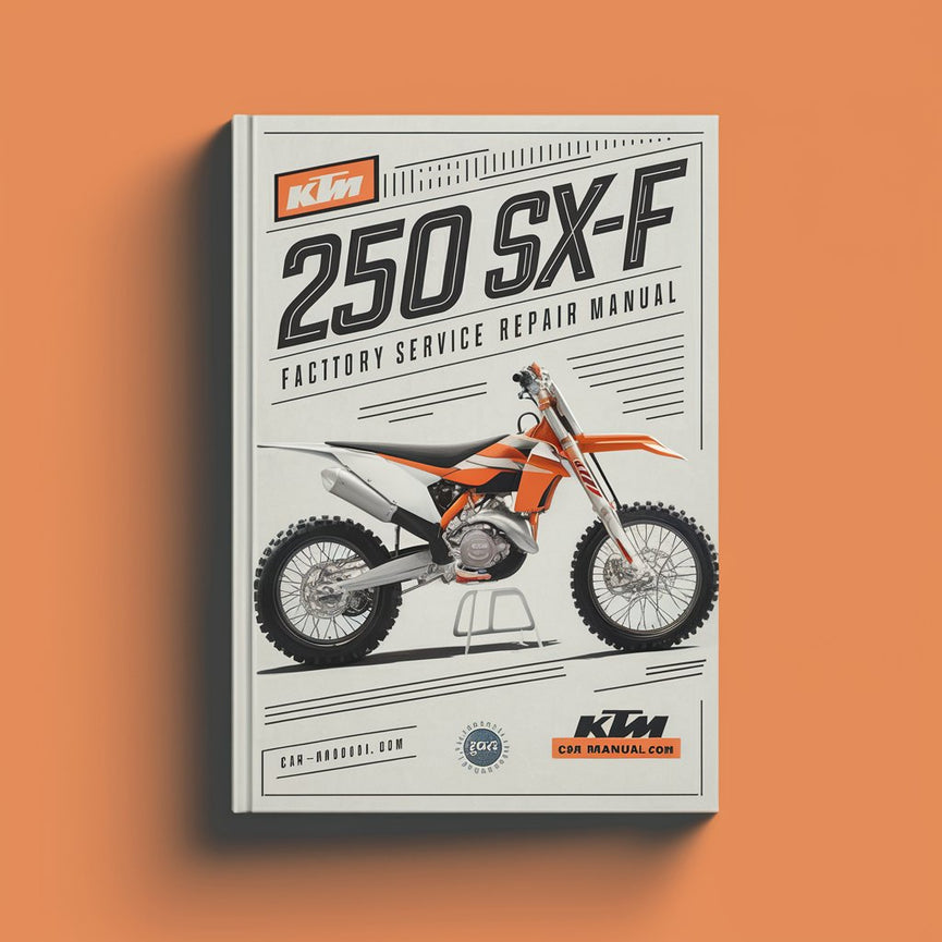 KTM 250 SX-F 2013 Manual de Reparación Servicio de Fábrica Descargar PDF