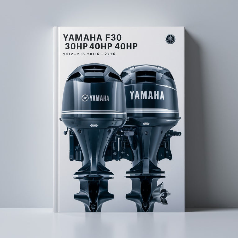 Yamaha F30 30hp & F40 40hp Outboard Motor Complete Workshop Service Repair Manual 2012 2013 2014 2015 2016