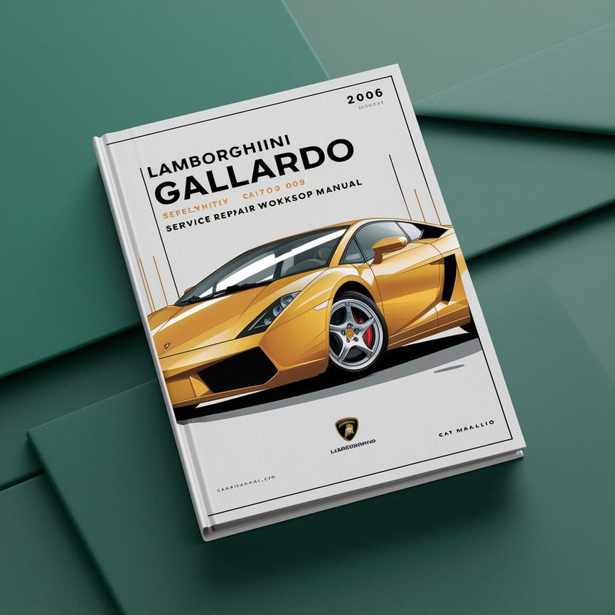 Lamborghini Gallardo 2006 Service Repair Workshop Manual PDF Download