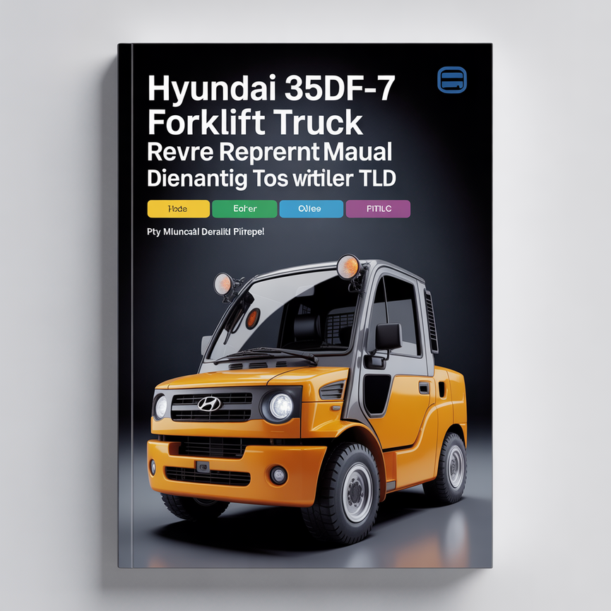 HYUNDAI 35DF-7 FORKLIFT Truck Service Repair Manual - Download PDF