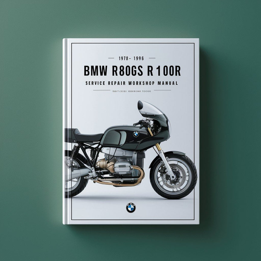 1978-1996 BMW R80GS R100R Service Repair Workshop Manual PDF Download