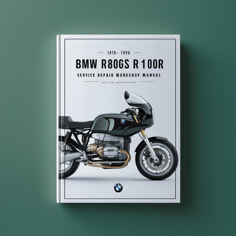 1978-1996 BMW R80GS R100R Service Repair Workshop Manual