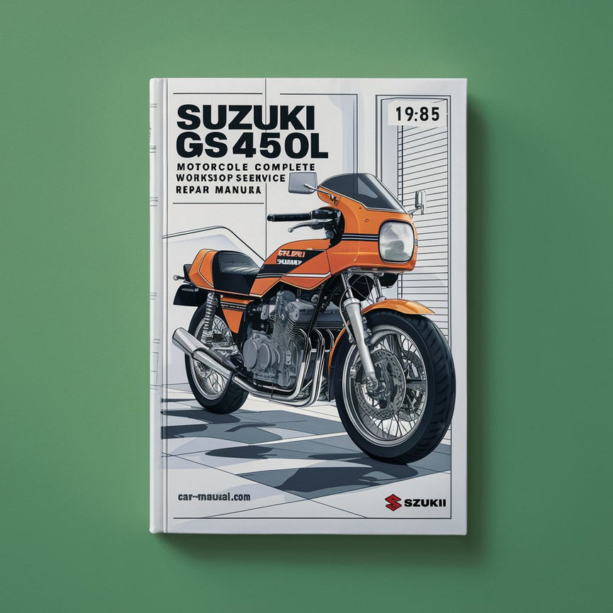 Suzuki GS450 GS450L Motorcycle Complete Workshop Service Repair Manual 1980 1981 1982 1983 1984 1985