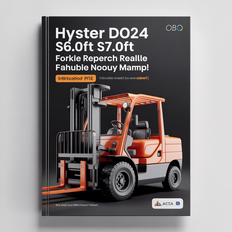 Hyster D024 (S6.0FT S7.0FT Europe) Forklift Service Repair Factory Manual Instant Download PDF