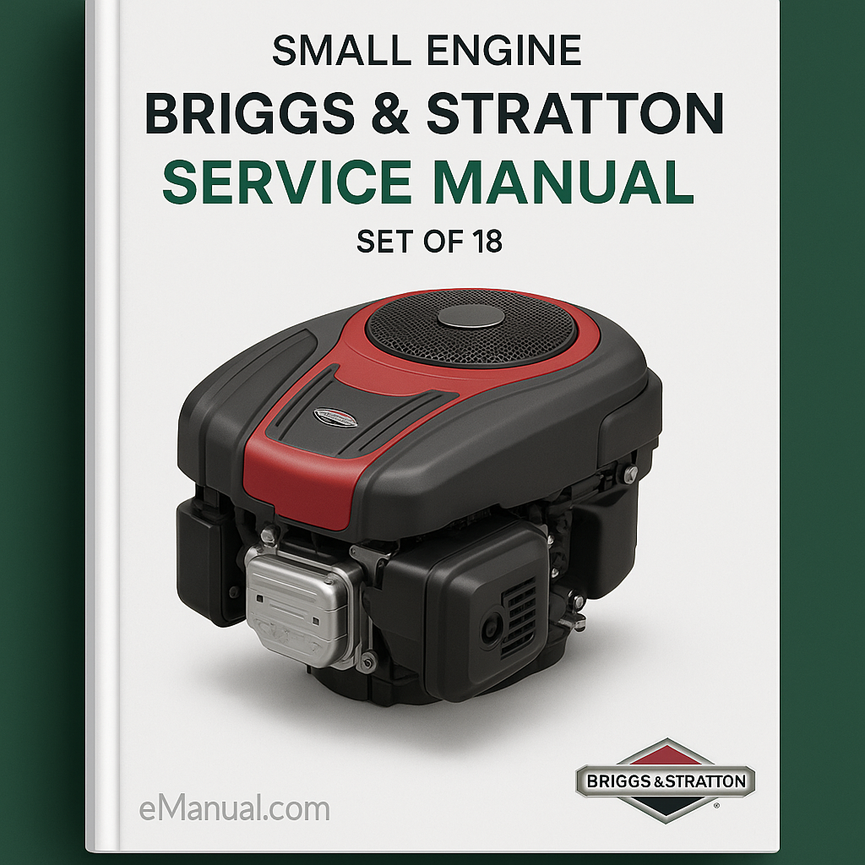 Briggs and Stratton Small Engine Service Manual Set of 18