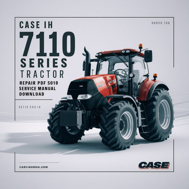 Reparatur- und Wartungshandbuch für Traktoren der Serie Case IH 7110