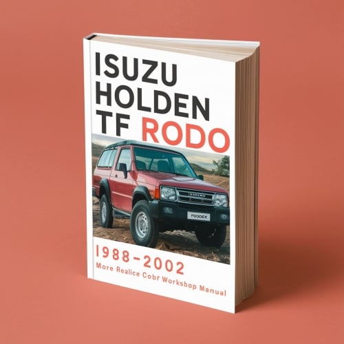 isuzu holden TF RODEO 1988-2002 Workshop Manual PDF Download