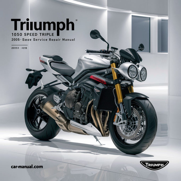 Triumph 1050 Speed ​​Triple 2005-2010 Manual de Servicio Taller Descargar PDF