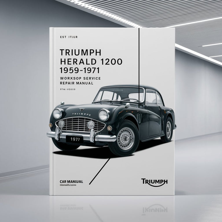 Triumph Herald 1200 1959-1971 Manual de servicio de taller Descargar PDF