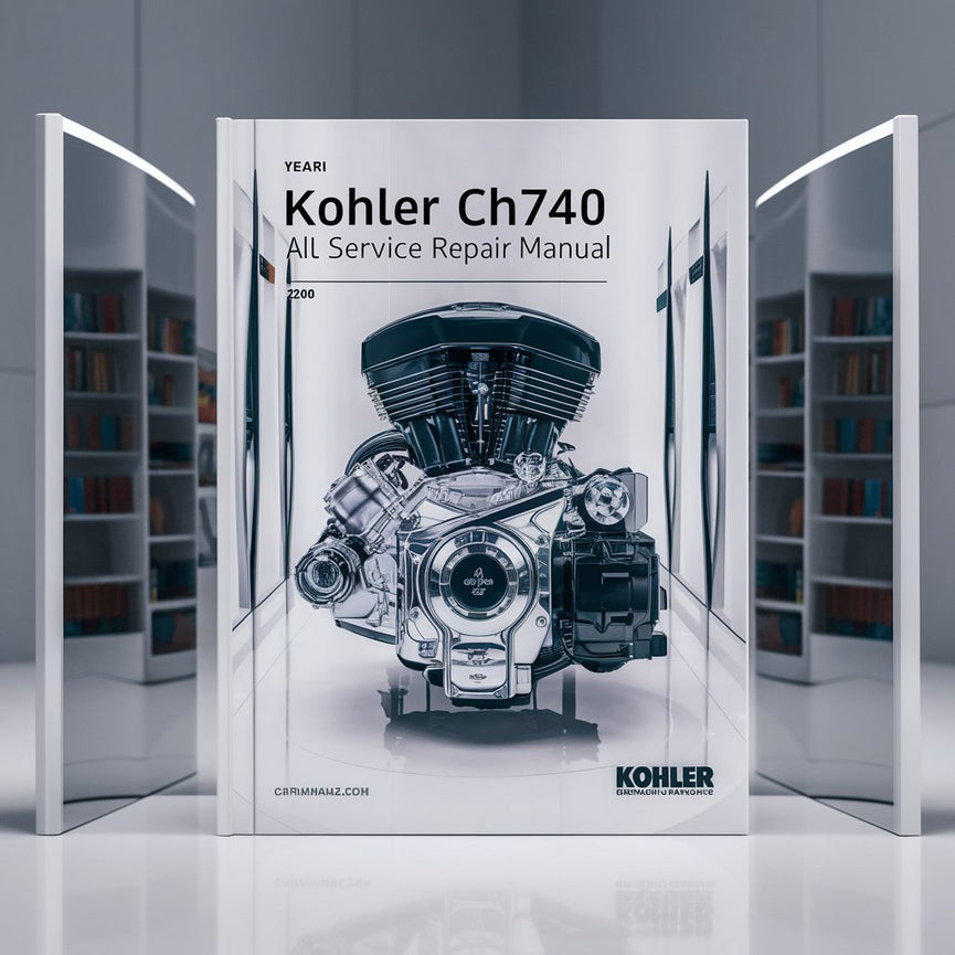 Manual de reparación de todos los servicios del motor Kohler CH740 Descargar PDF