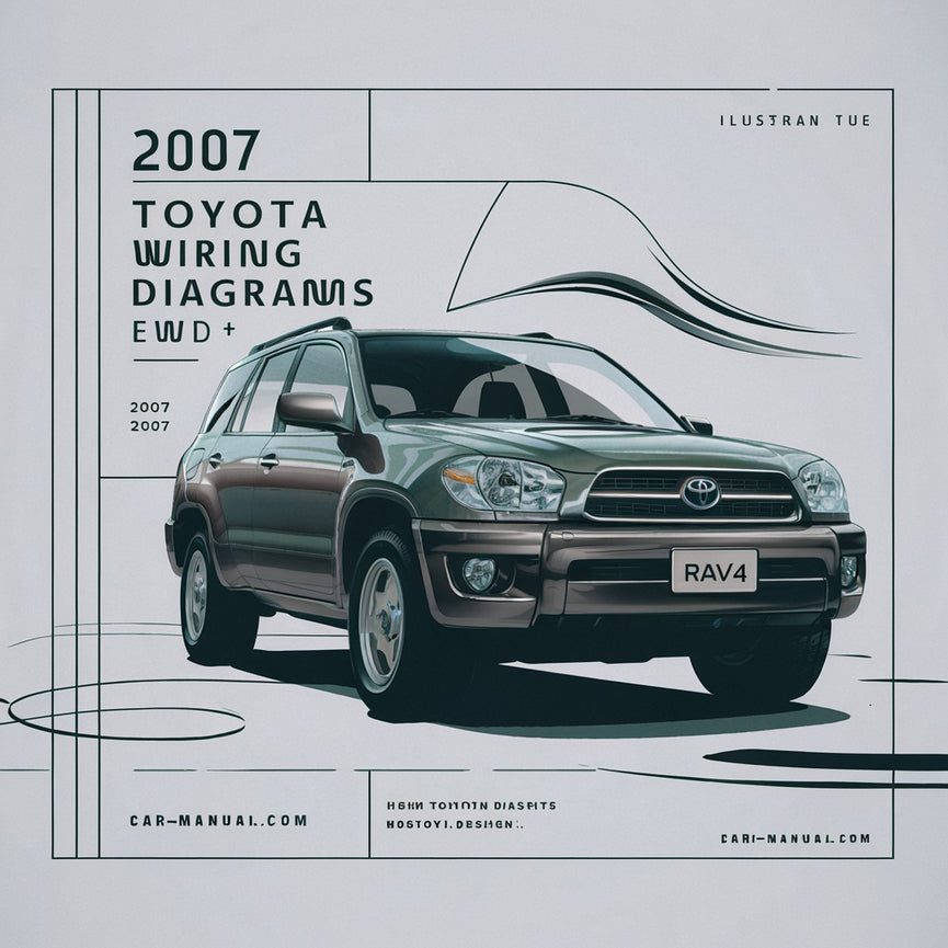 2007 Toyota RAV4 Diagramas de cableado eléctrico EWD Descargar PDF