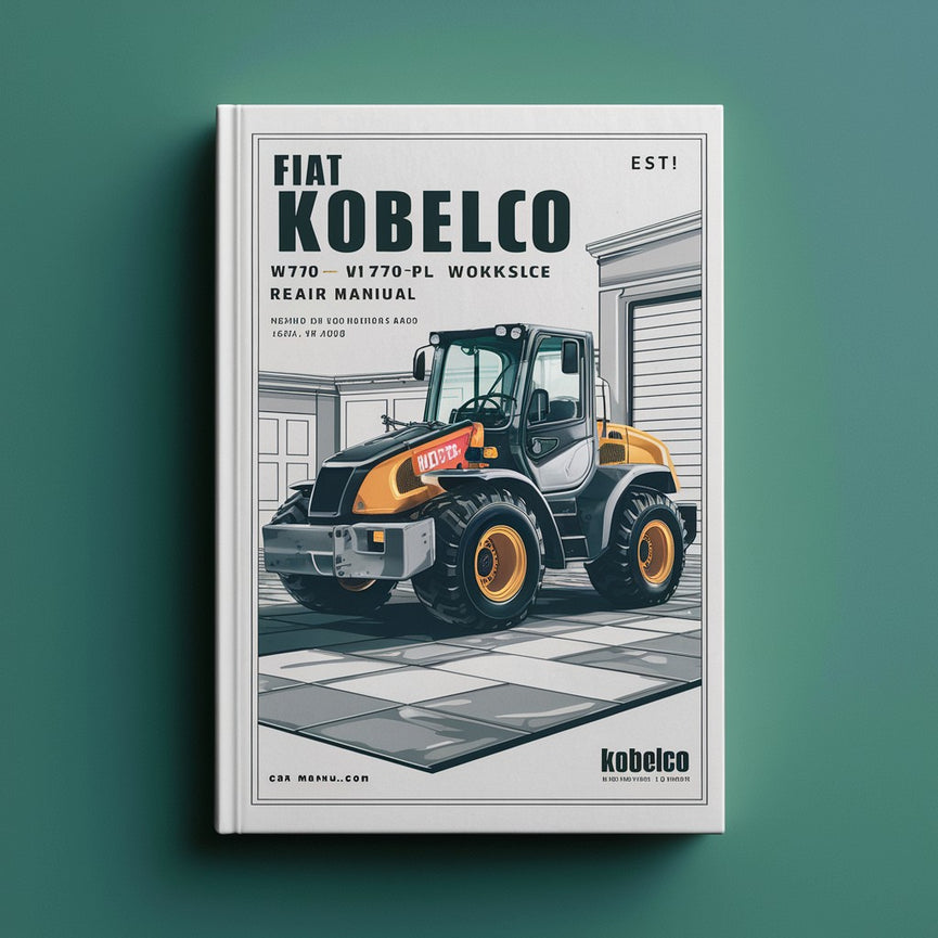 FIAT KOBELCO W170 W170PL W190 Loader Workshop Service Repair Manual