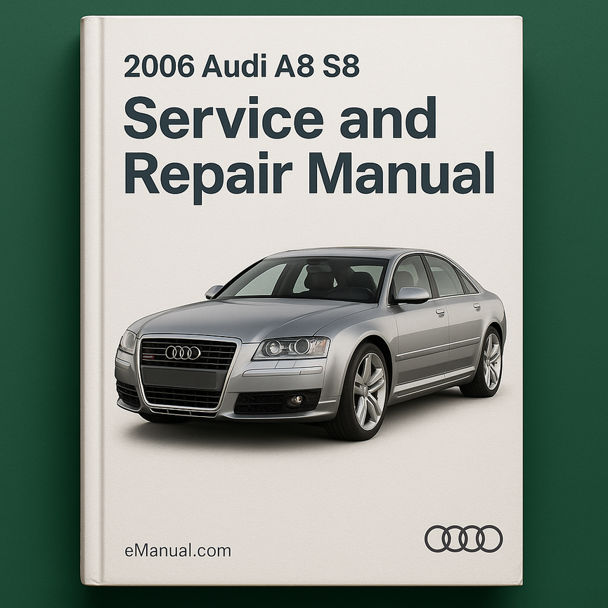 2006 Audi A8 S8 (D3-4E) Service and Repair Manual