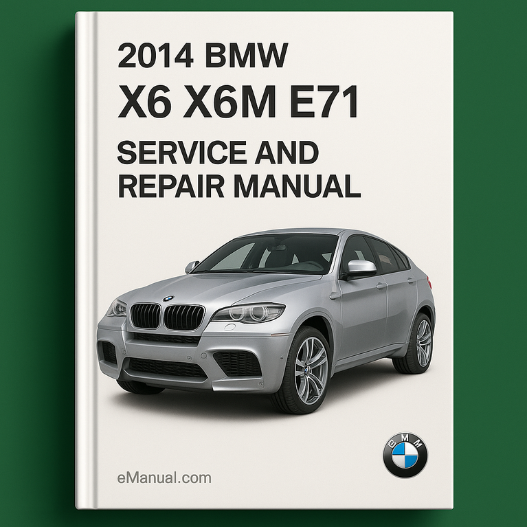 2014 BMW X6 X6M E71 Service and Repair Manual