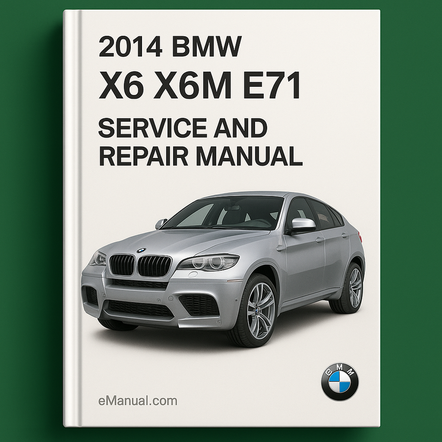 2014 BMW X6 X6M E71 Service and Repair Manual