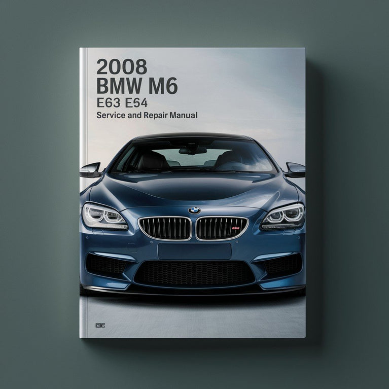 2008 BMW M6 E63 E64 Wartungs- und Reparaturhandbuch PDF-Download