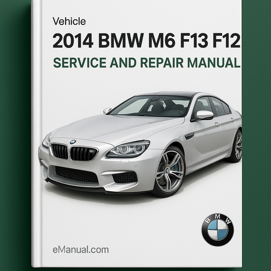 2014 BMW M6 F13 F12 Service and Repair Manual
