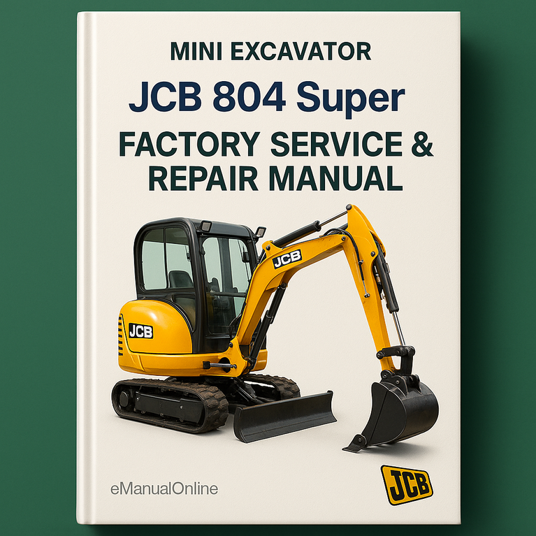 JCB 804 Super Factory Service Repair Manual