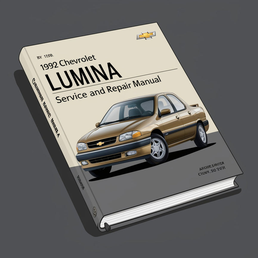 1992 Chevrolet Lumina Manual de servicio y reparación