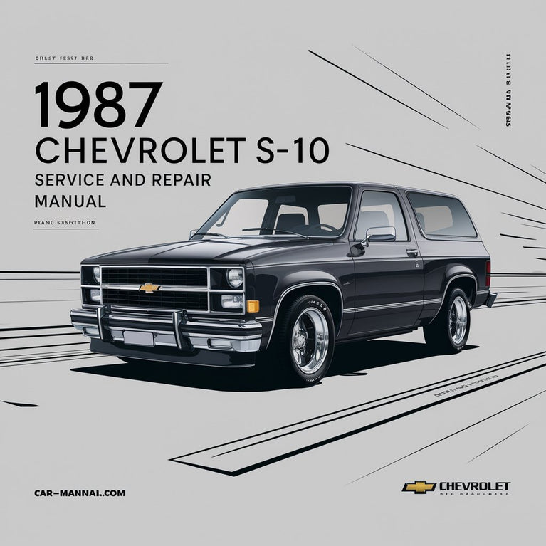 1987 Chevrolet S-10 Blazer Service and Repair Manual