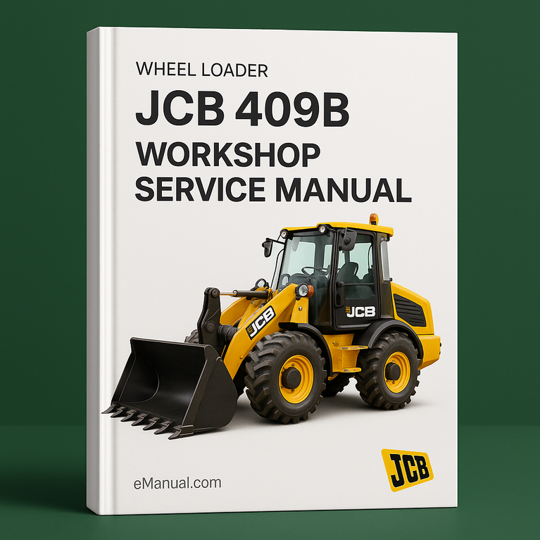 JCB 409B Wheel Loader Workshop Service Manual for Repair