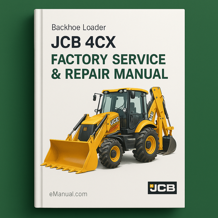 JCB 4CX Factory Service Repair Manual