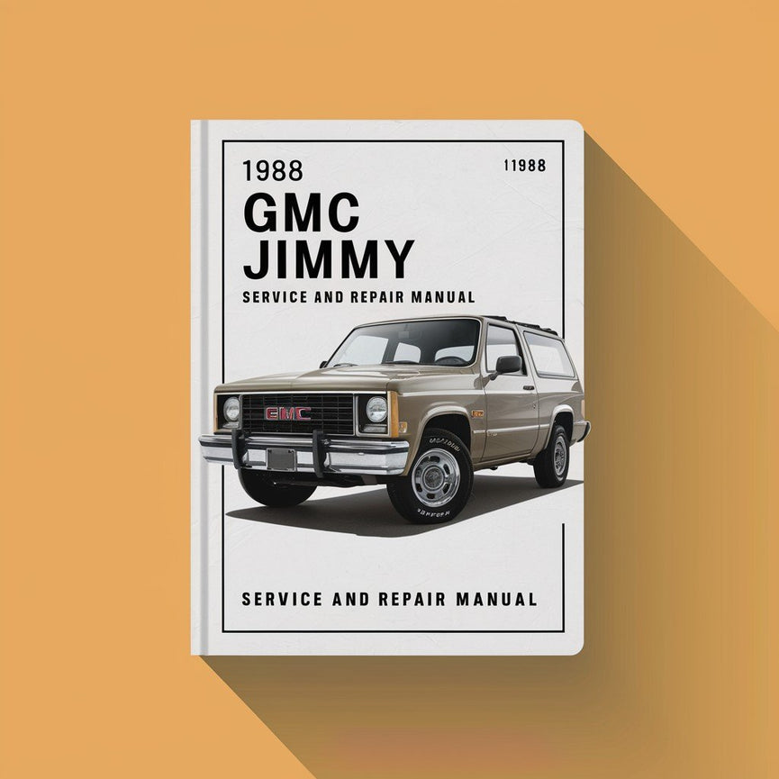 1988 GMC Jimmy Service and Repair Manual PDF Download