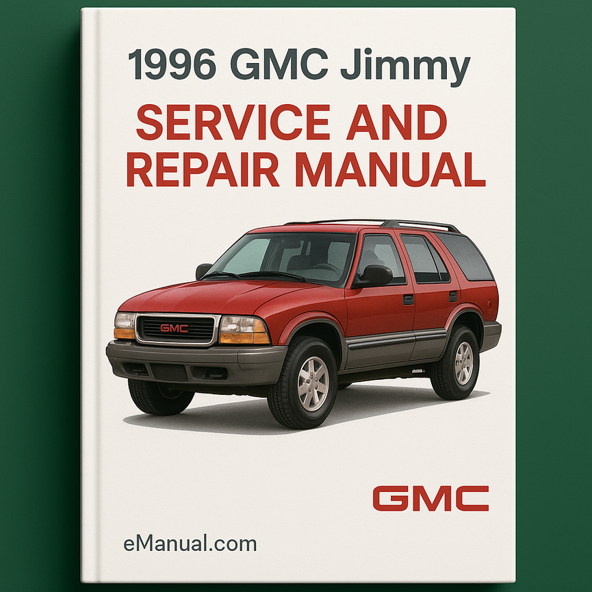 1996 GMC Jimmy Service and Repair Manual