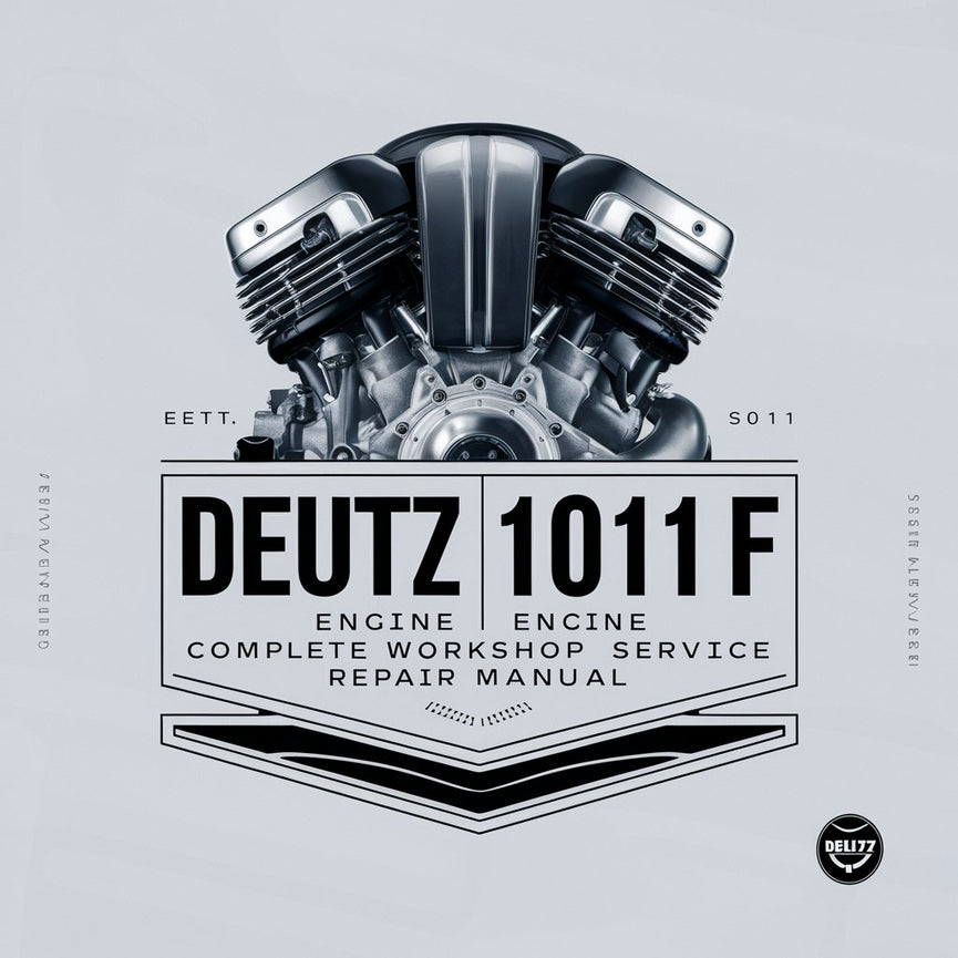 Deutz 1011 F (1011F) Engine Complete Workshop Service Repair Manual PDF Download