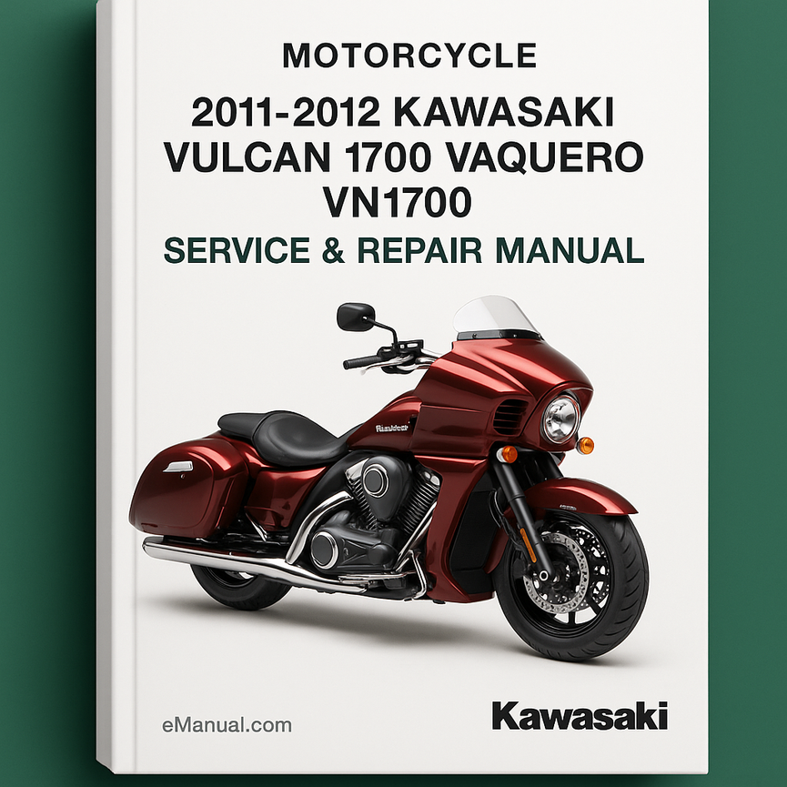 2011-2012 KAWASAKI VULCAN 1700 VAQUERO VN1700 Servicehandbuch PDF-Download