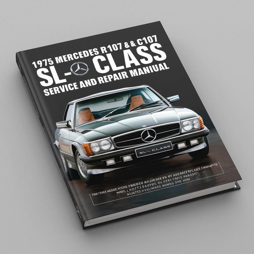 1975 Mercedes R107 & C107 SL-Class Service and Repair Manual PDF Download