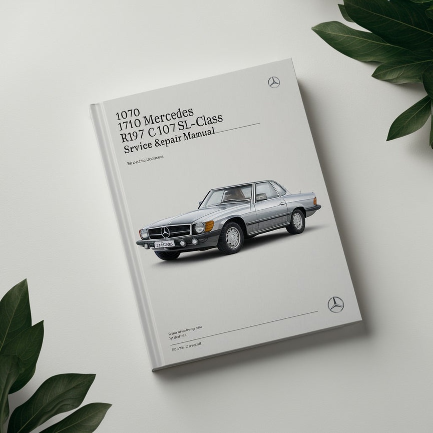 1976 Mercedes R107 & C107 SL-Class Service and Repair Manual