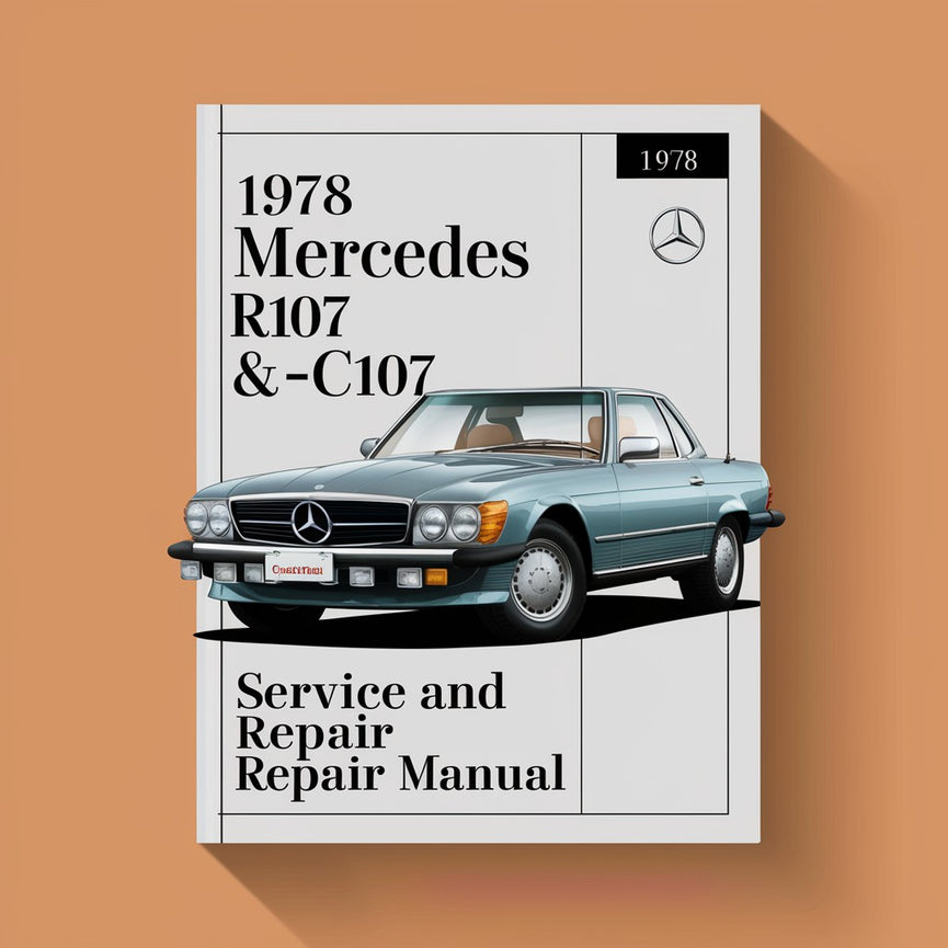 1978 Mercedes R107 y C107 Clase SL Manual de servicio y reparación PDF